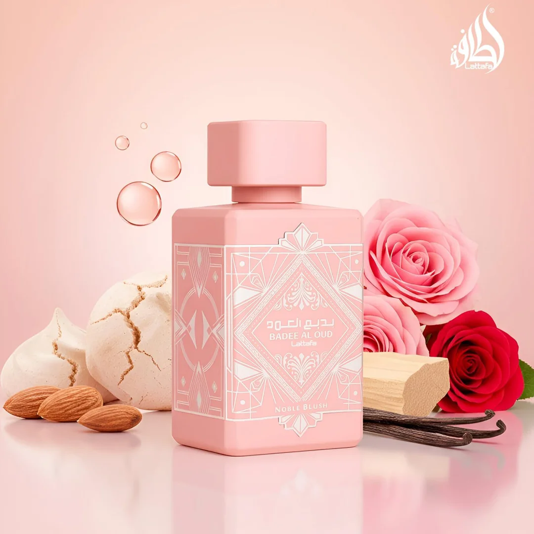Lattafa Bade'e Al Oud Noble Blush Eau de Parfum – Perfume Feminino - Imagem 3