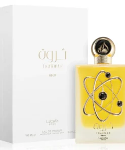 Lattafa Tharwah Gold Eau de Parfum – Perfume Feminino