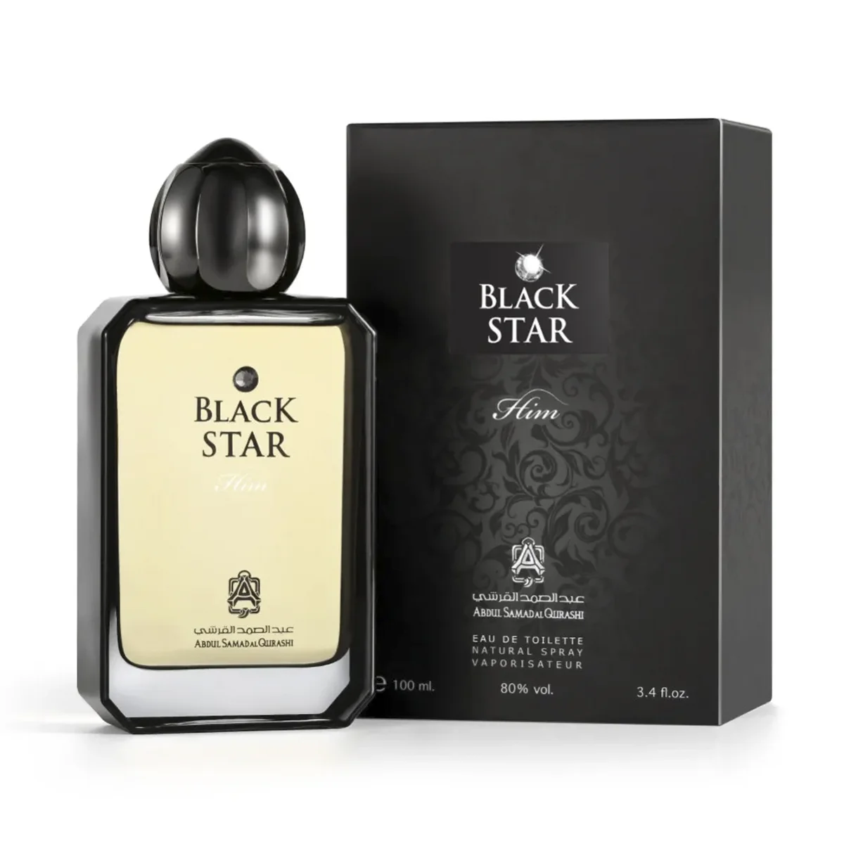 Abdul Samad Al Qurashi Black Star Him Eau de Toilette – Perfume Masculino